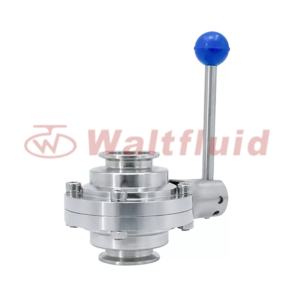 Stainless Steel SS304 Dn20-Dn100 Tc Tri Clamping Butterfly Ball Valve